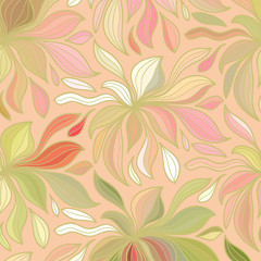 Vector wave background of doodle hand drawn lines