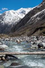 Caucasus mountains in Russia