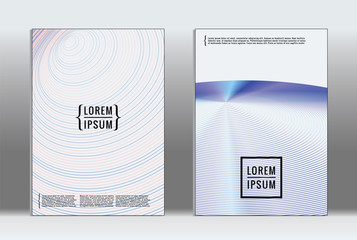 Vector graphic geometric covers.