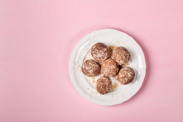 Homemade Raw Vegan Truffles or Energy Balls