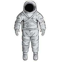 Vector illustration with cosmonaut