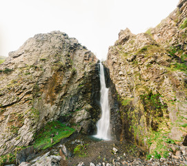 Natural Landmark Gveleti Big Waterfalls In The Darial Gorge