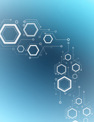Digital technology world. Business virtual concept.