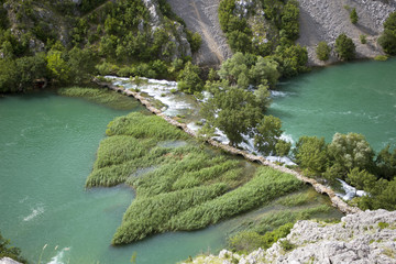 Kudin most (Kuda's bridge) on Krupa river in Croatia © Nino Pavisic