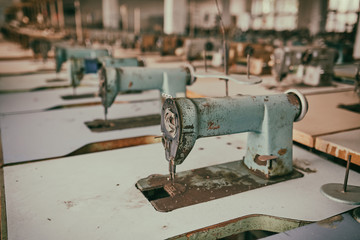 Old sewing machines
