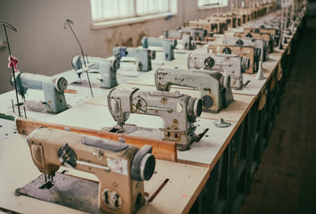 Old sewing machines