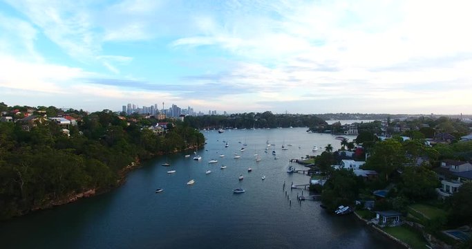 Aerial Landscape of Sydney Harbour