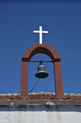 Bell tower of a Greek church in Thessaloniki
