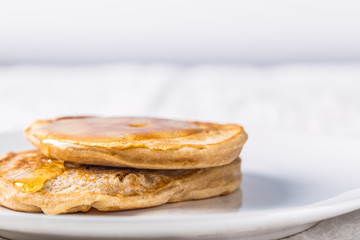 pancakes with butter morning