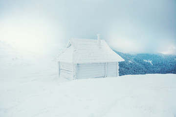 House in the mountains.