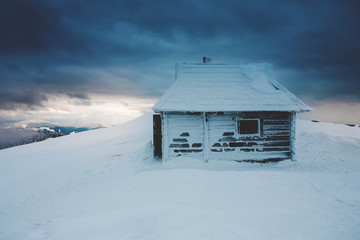 House in the mountains.