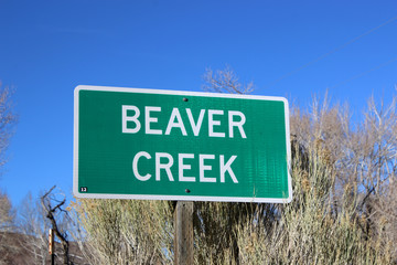 Beaver Creek sign