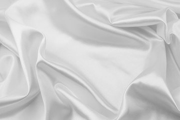 White silk fabric