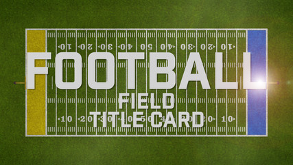Football Field Title