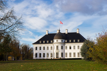 Fototapeta premium view of Bernstoff palace north of Copenhagen