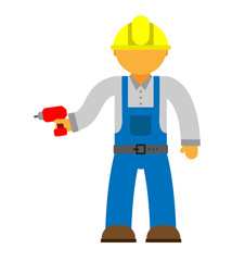 Worker with cordless