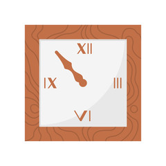 Icon wooden wall clock