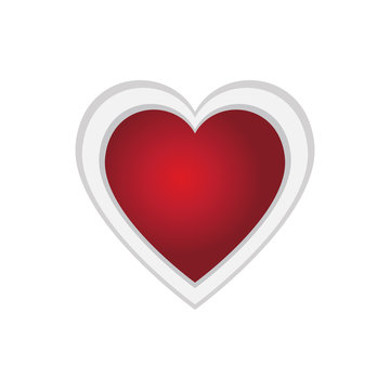 Heart shape valentine day