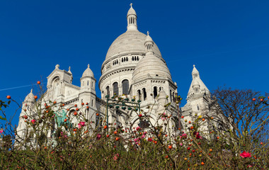 The basilica Sacre Coeur, Paris, France.