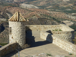 Olvera, pueblo de la provincia de Cádiz, en la comunidad autónoma de Andalucía (España)...
