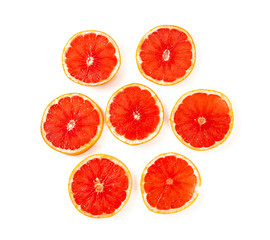 slices of grapefruits