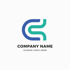 C Letter Logo Design Template
