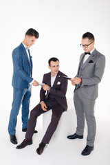 Dilemma concept. Competitive struggle for an employee