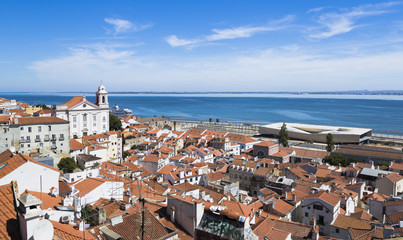 View from Mirador de Santa Lucia, Lisbon, Portugal