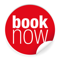 Book now label sticker