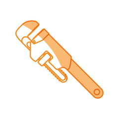 Wrench tool isolated
