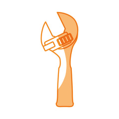 Wrench tool isolated