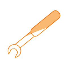 Wrench tool isolated
