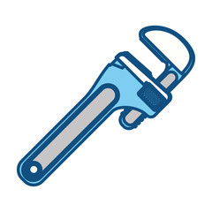 Wrench tool isolated