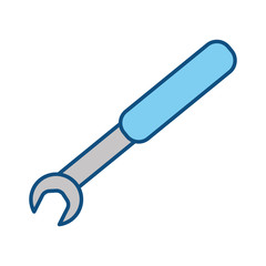 Wrench tool isolated