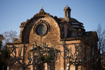Military Parish Church in Ciutadella Park in Barcelona.