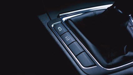 modern car control buttons.