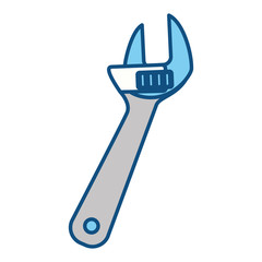 Wrench tool isolated