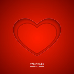 Vector modern valentines day background.