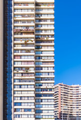 Residential buildings in Vina del Mar, Chile