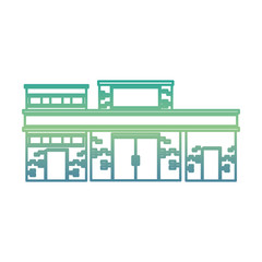 Fototapeta premium store building isolated icon