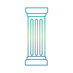 column pillar isolated icon
