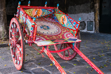 A typical carretto siciliano, Sicily