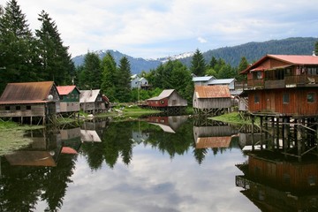 Fototapeta premium fishing village