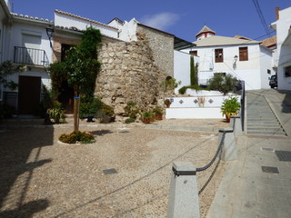 Fototapeta na wymiar Alozaina, pueblo de Málaga, Andalucía (España) situado entre Tolox, Yunquera y Casarabonela