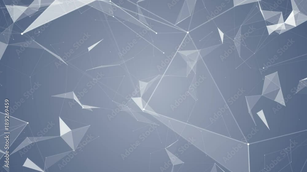 Poster clean network lines.cinematic plexus background. seamless loop.