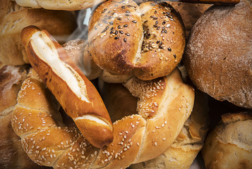 Different kinds of bread