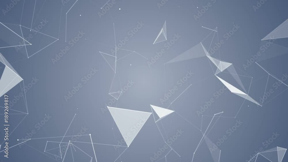 Poster minimalistic plexus network. cinematic plexus background. seamless loop.