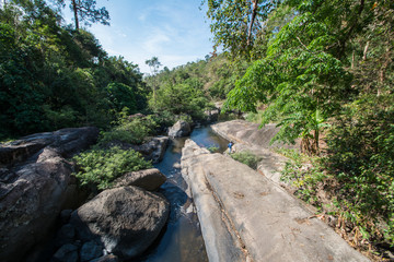 Nangrong Waterfall l,Nakhon Nayok in Thailand