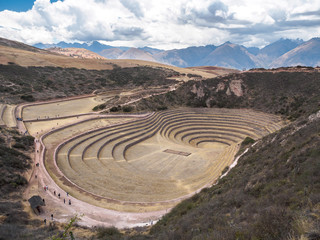 Moray Ruins in Cusco, Peru.