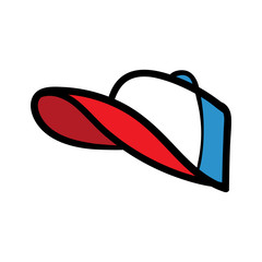 Cartoon Trucker Hat Illustration